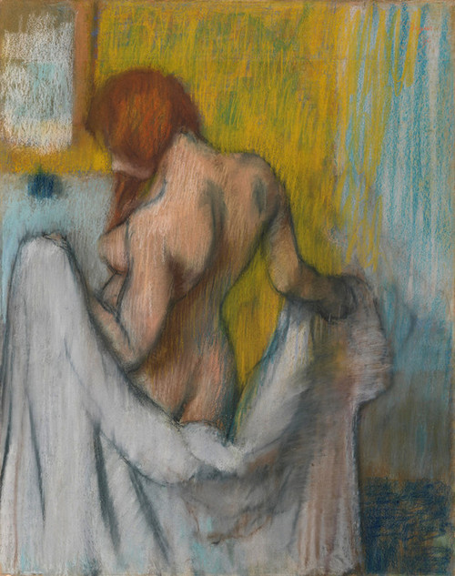 Art Prints of Woman with Towel by Edgar Degas