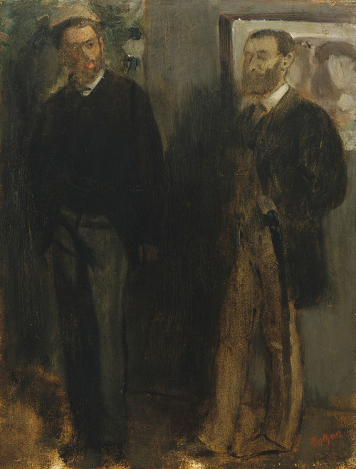Art Prints of Two Men by Edgar Degas