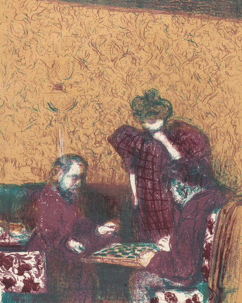 Art Prints of Game of Checkers by Edouard Vuillard