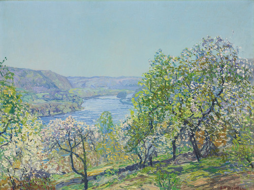 Art Prints of Hills of Point Pleasant by Edward Redfield