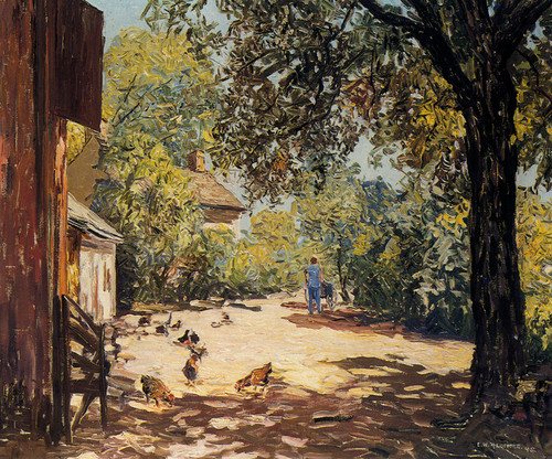 Art Prints of The Barnyard by Edward Redfield