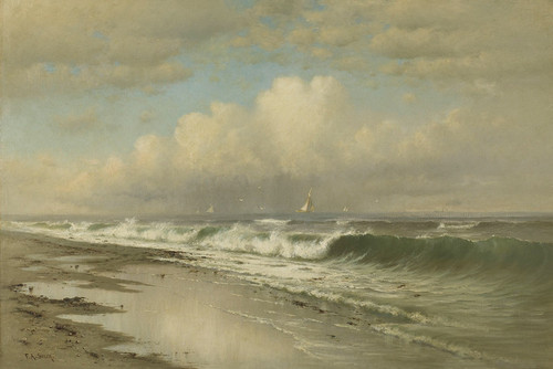 Art Prints of Afternoon, Long Beach by Francis Augustus Silva