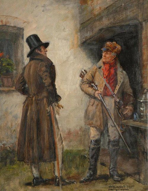 Art Prints of The Squire and the Keeper by Frank Moss Bennett
