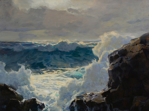 Art Prints of Breaking Waves by Frederick Judd Waugh