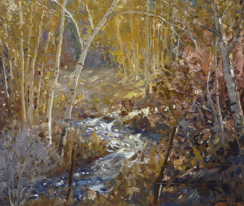 Art Prints of Autumn Stream by Fremont Ellis