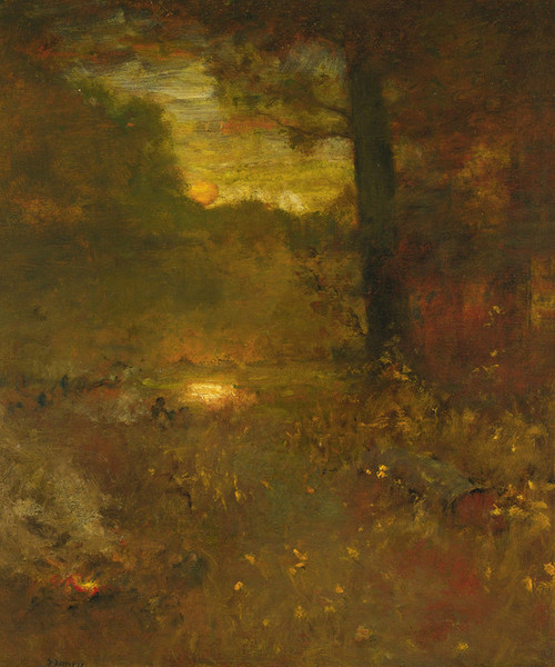 Art Prints of Sundown, the Close of Day by George Inness