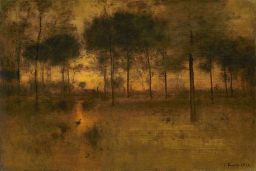 Art Prints of The Home of the Heron II by George Inness