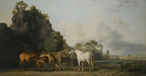 Art Prints of Brood Mares and Foals by George Stubbs