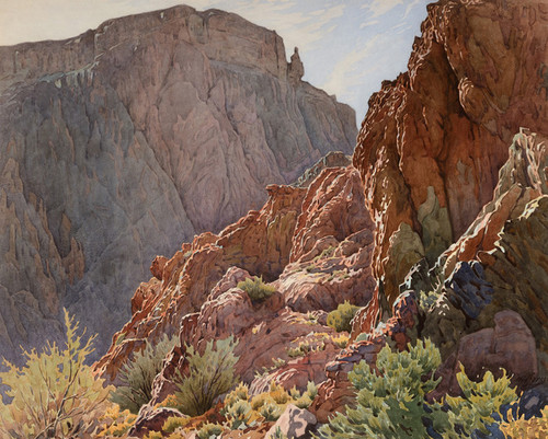 Art Prints of Bright Angel Trail by Gunnar Widforss