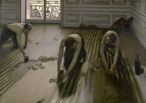 Art Prints of The Floor Planers by Gustave Caillebotte