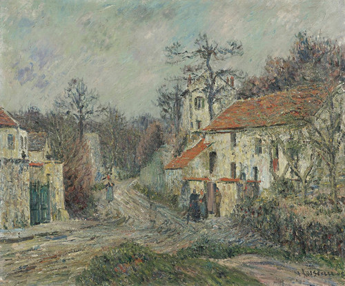 Art Prints of Winter Landscape, Chaponval by Gustave Loiseau