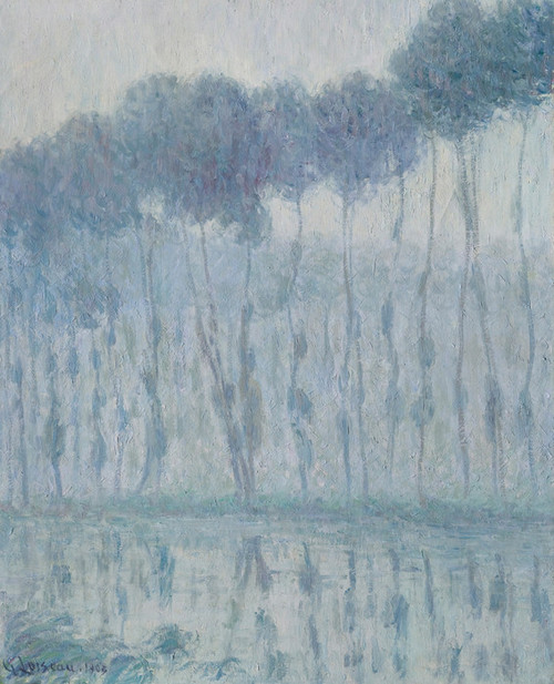 Art Prints of Poplars along the Eure by Gustave Loiseau