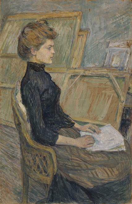 Art Prints of Helene Vary 1889 by Henri de Toulouse-Lautrec