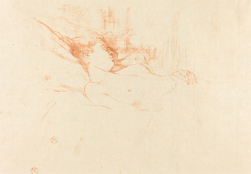 Art Prints of Sleep, 1896 by Henri de Toulouse-Lautrec