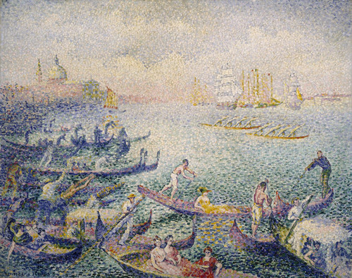 Art Prints of Regatta in Venice by Henri-Edmond Cross