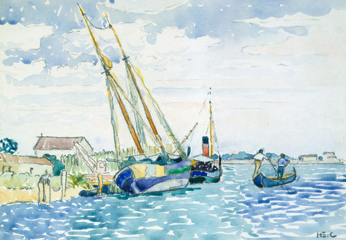 Art Prints of Marine Scene Near venice by Henri-Edmond Cross