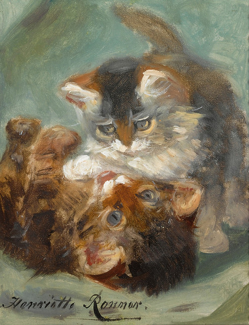 Art Prints of Kittens at Play, No. 2 by Henriette Ronner Knip