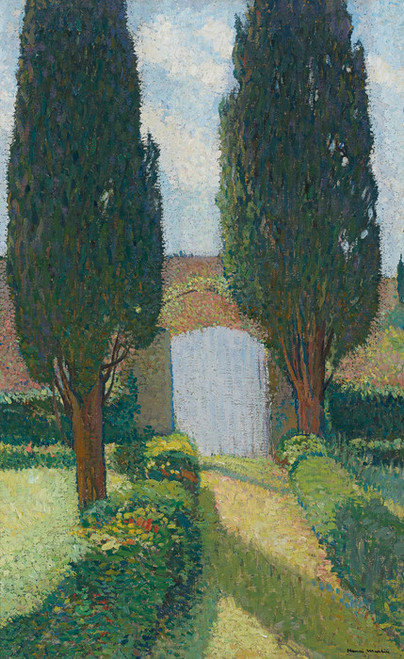 Art Prints of Garden at Marquayrol by Henri-Jean Guillaume Martin