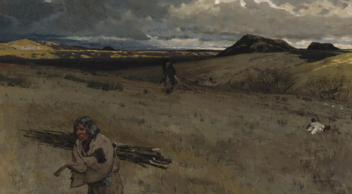 Art Prints of The Toilers of the Plains by Henry Farny
