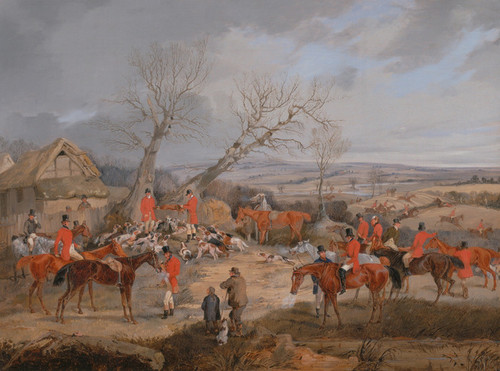 Art Prints of Hunting Scene, the Kill by Henry Thomas Alken