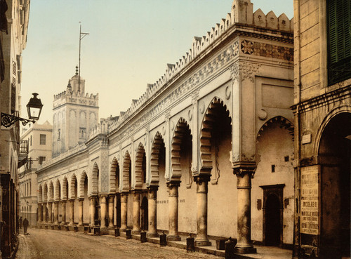 Art Prints of Great Mosque in the Marine Street, Algiers, Algeria (387074)