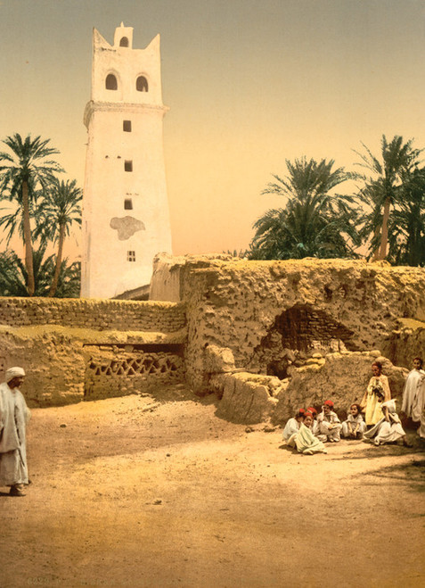 Art Prints of Mosque in the Old Town, Biskra, Algeria (387111)