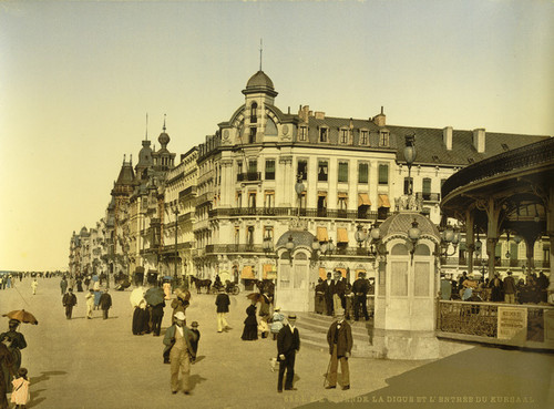 Art Prints of The Embankment and Entrance to the Kursaal, Ostend, Belgium (387229)