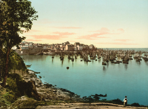 Art Prints of General View of the Harbor, Douarnenez, France (387271)