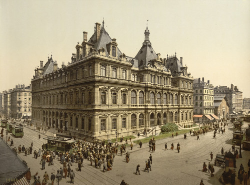 Art Prints of The Bourse, Lyons, France (387328)