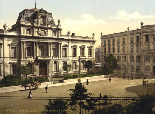 Art Prints of Prefecture and Post Office, Montpelier, France (387374)