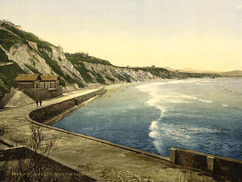 Art Prints of The Spanish Coast, Biarritz, Pyrenees, France (387524)