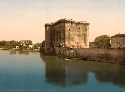 Art Prints of King Rene's Castle, Tarascon, Pyrenees, France (387580)