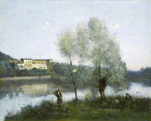 Art Prints of Village of d'Avray by Camille Corot