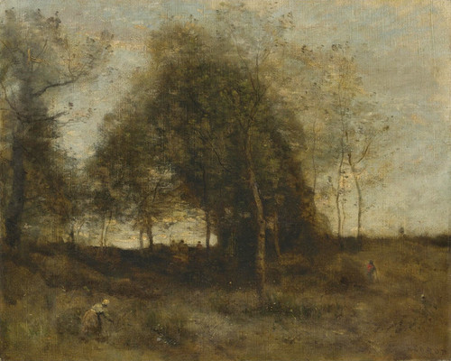 Art Prints of Evening in Normandy by Camille Corot