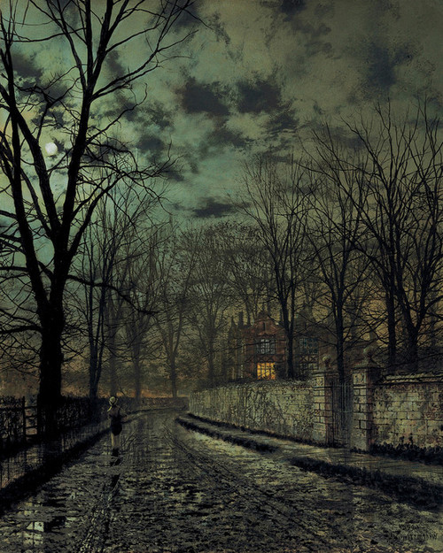 Art Prints of November by John Atkinson Grimshaw