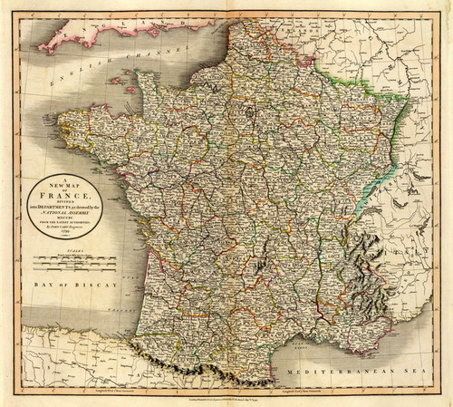 Art Prints of France, 1799 (1657013) by John Cary