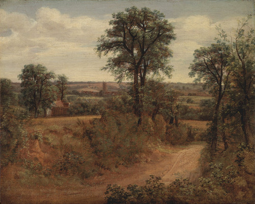 Art Prints of lane near Dedham by John Constable