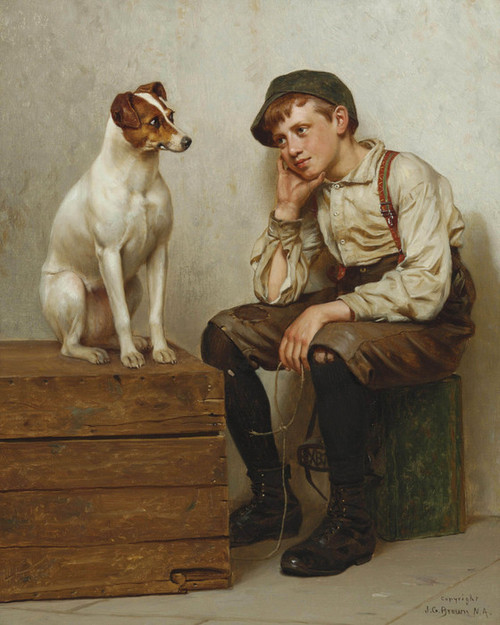 Art Prints of Mutual Admiration by John George Brown