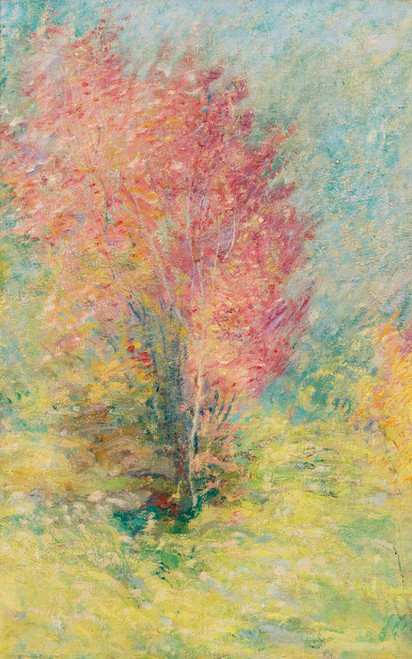 Art Prints of The Red Maple by John Henry Twachtman