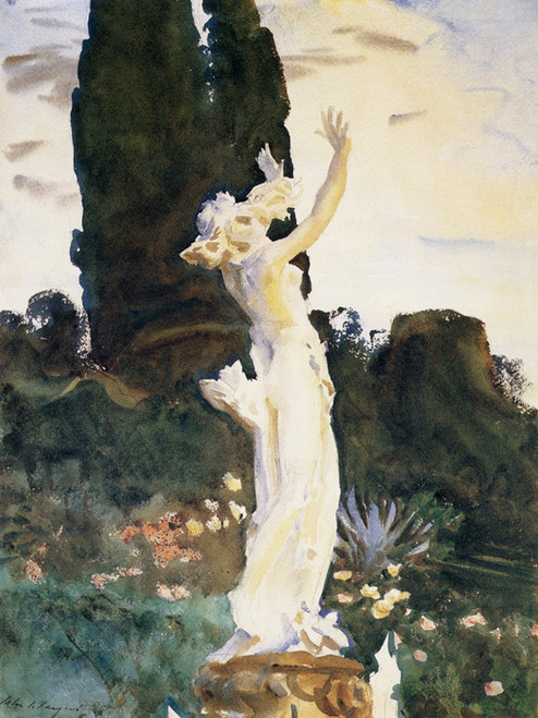 Art Prints of Statue of Daphne by John Singer Sargent