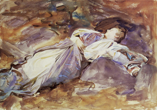 Art Prints of Violet Sleeping by John Singer Sargent