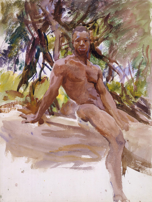Art Prints of Man and Trees, Florida by John Singer Sargent