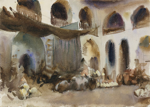 Art Prints of Marketplace by John Singer Sargent
