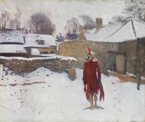 Art Prints of Mannikin in the Snow by John Singer Sargent