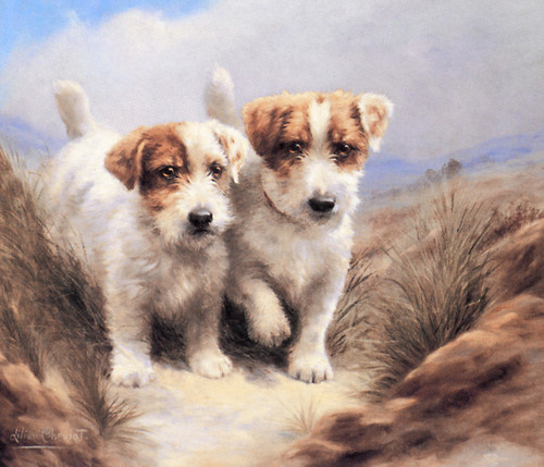 Art Prints of Good Friends, Sealyham Terriers by Lilian Cheviot