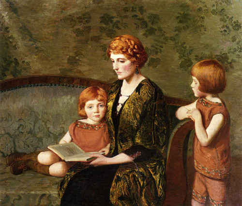 Art Prints of The Story Hour by Lilla Cabot Perry