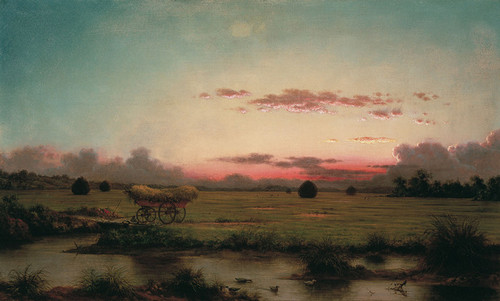 Art Prints of The Marshes at Rhode Island by Martin Johnson Heade