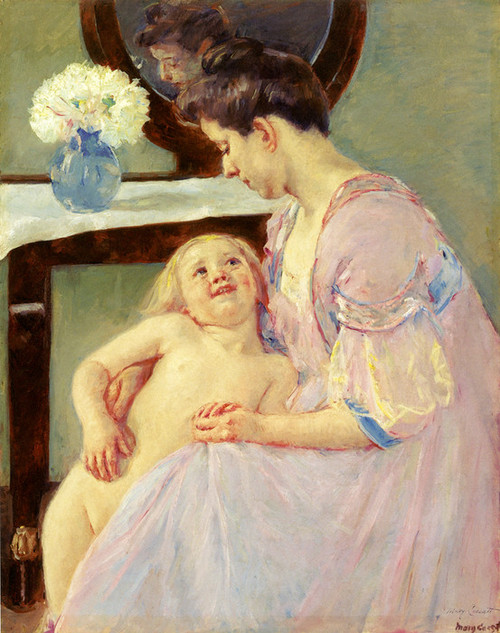 Art Prints of The Mauve Dressing Gown by Mary Cassatt