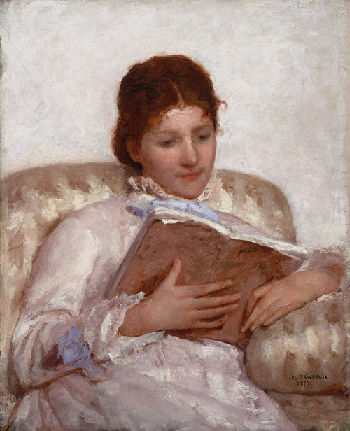 Art Prints of The Reader, 1877 by Mary Cassatt