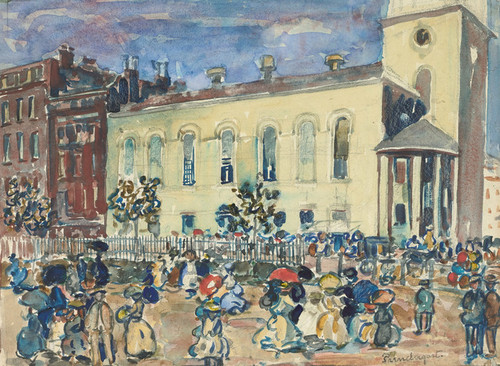 Art Prints of Park Street Church, Boston by Maurice Prendergast